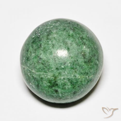 19.00ct Natural Verde oscuro maw-sit-sit, Redondo, Opaco