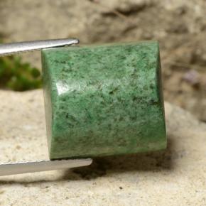 Maw-sit-sit verde pino natural de 16,76 ct, baguette, opaco