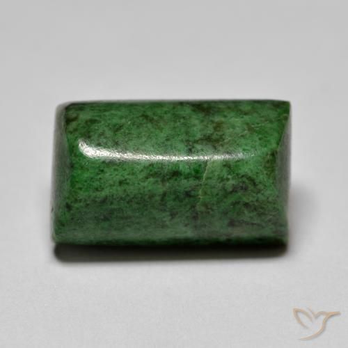 11.12ct Natural Verde oscuro maw-sit-sit, Corte Baguette, Opaco