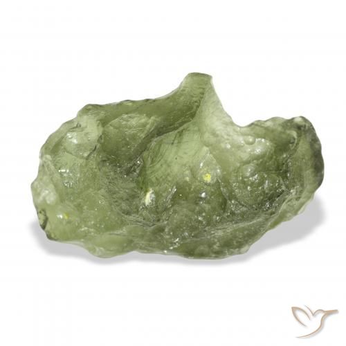 9.84ct Natural Verde medio Moldavita, Elegante, Translúcido