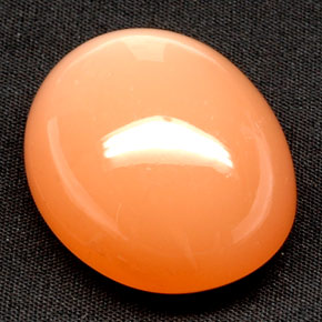 Piedra de luna naranja natural de 68,02 ct, transparente, transparente / translúcido