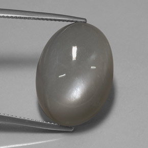 Piedra de luna marrón natural de 26,78 ct, transparente, transparente / translúcido