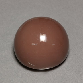 Piedra de luna marrón natural de 23,20 ct, corte redondo, opaco