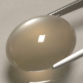 Piedra de luna humo natural de 30,52 ct, transparente, transparente / translúcido