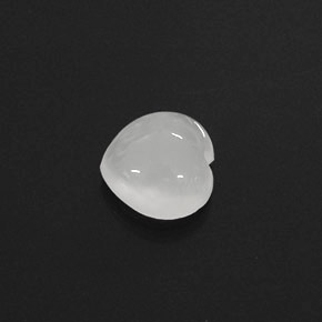 Piedra de luna crema natural de 2,69 ct, transparente, transparente / translúcido