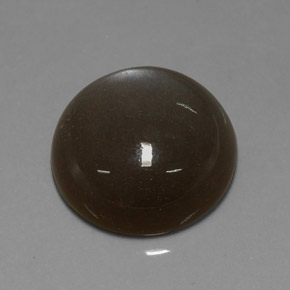 Piedra de luna marrón natural de 23,55 ct, corte redondo, translúcido