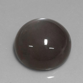 Piedra de luna marrón natural de 19,43 ct, corte redondo, translúcido