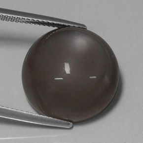 Piedra de luna marrón natural de 19,43 ct, corte redondo, translúcido