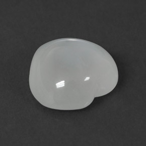 Piedra de luna blanco natural de 2,22 ct, transparente, transparente / translúcido