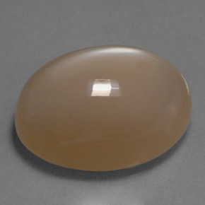Piedra de luna crema natural de 20,29 ct, corte óvalo, translúcido