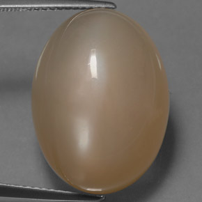 Piedra de luna crema natural de 20,29 ct, corte óvalo, translúcido