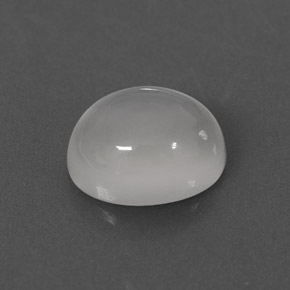 Piedra de luna blanco natural de 1,46 ct, transparente, transparente / translúcido
