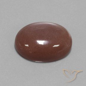 Piedra de Luna Marrón canela natural de 19.73 ct, Ovalada, Opaco