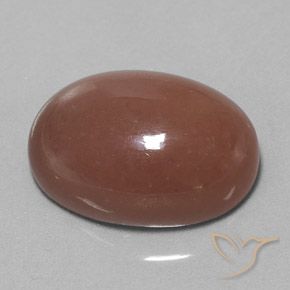 Piedra de Luna Marrón cálido natural de 25.17 ct, Ovalada, Opaco