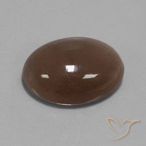 Piedra de Luna Marrón medio natural de 20.61 ct, Ovalada, Opaco