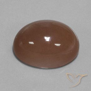 Piedra de Luna Marrón natural de 30.75 ct, Ovalada, Opaco