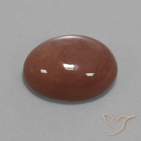 Piedra de Luna Marrón canela natural de 18.74 ct, Ovalada, Opaco