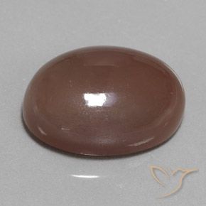 Piedra de Luna Marrón medio natural de 23.37 ct, Ovalada, Opaco