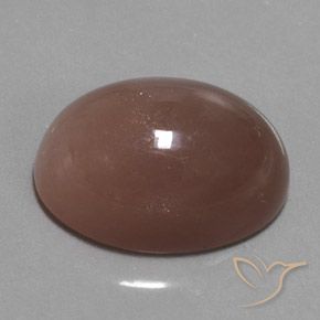 Piedra de Luna Marrón canela natural de 26.33 ct, Ovalada, Opaco