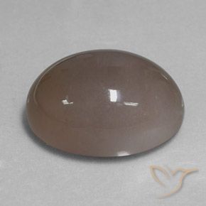 Piedra de Luna Marrón medio natural de 28.97 ct, Ovalada, Opaco