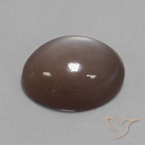 Piedra de Luna Marrón chocolate natural de 21.72 ct, Ovalada, Opaco