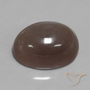 Piedra de Luna Marrón chocolate natural de 30.12 ct, Ovalada, Opaco