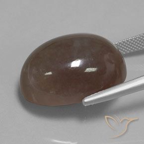 Piedra de Luna Marrón chocolate natural de 30.12 ct, Ovalada, Opaco