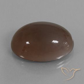 Piedra de luna marrón natural de 41,62 ct, corte óvalo, opaco