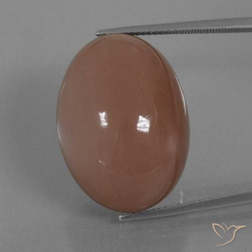 42.17ct Natural Marrón Piedra de Luna, Ovalada, Opaco