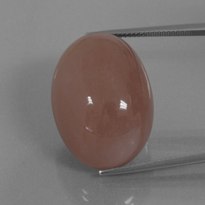 Piedra de luna marrón natural de 49,49 ct, corte óvalo, opaco