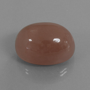 Piedra de luna marrón natural de 49,49 ct, corte óvalo, opaco