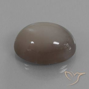 Piedra de Luna Marrón medio natural de 39.74 ct, Ovalada, Opaco