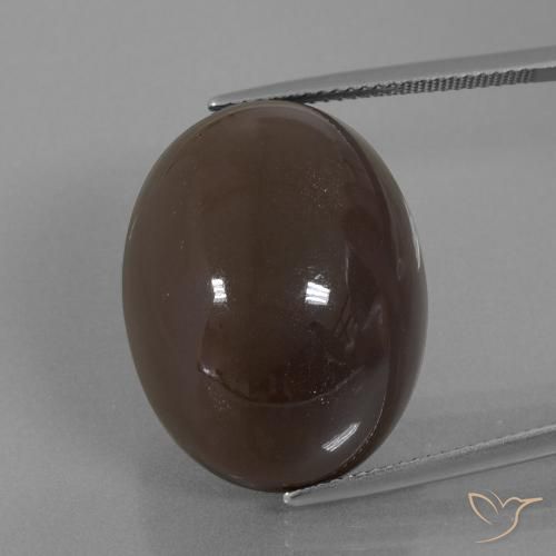 41.20ct Natural Marrón medio Piedra de Luna, Ovalada, Opaco