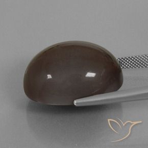 Piedra de Luna Marrón medio natural de 41.20 ct, Ovalada, Opaco