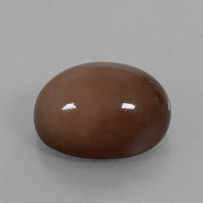 Piedra de luna marrón natural de 22,96 ct, corte óvalo, opaco