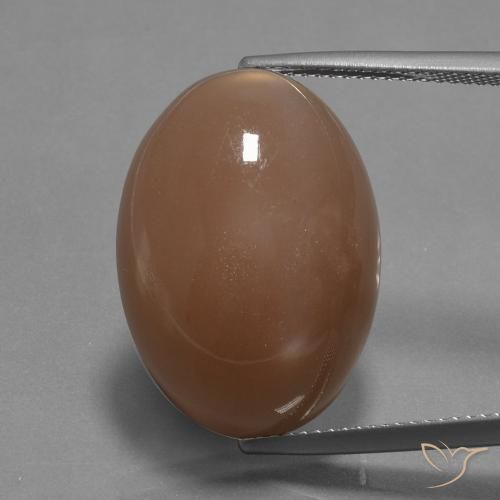 20.88ct Natural Durazno intenso Piedra de Luna, Ovalada, Opaco