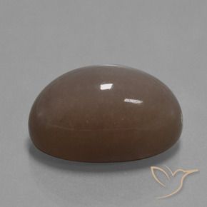Piedra de Luna Marrón medio natural de 42.26 ct, Ovalada, Opaco