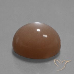 Piedra de Luna Marrón cálido natural de 32.77 ct, Ovalada, Opaco