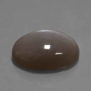 Piedra de Luna Marrón chocolate natural de 28.89 ct, Corte Óvalo, Opaco