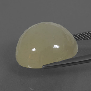 Piedra de Luna Blanco cálido natural de 19.62 ct, Corte Redondo, Translúcido