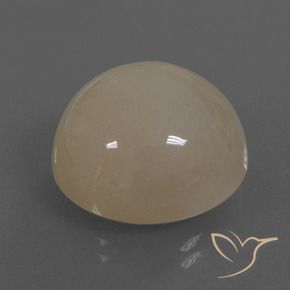 Piedra de Luna Marrón muy claro natural de 19.65 ct, Redondo, Opaco