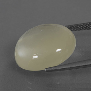 Piedra de luna amarillo natural de 14,39 ct, corte redondo, translúcido