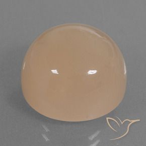 Piedra de Luna Naranja claro natural de 19.74 ct, Redondo, Translúcido