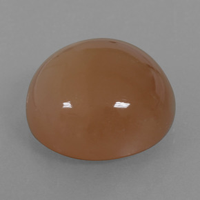 Piedra de Luna Marrón cálido natural de 23.28 ct, Corte Redondo, Translúcido