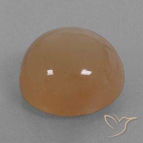 Piedra de Luna Marrón caramelo natural de 24.65 ct, Redondo, Translúcido