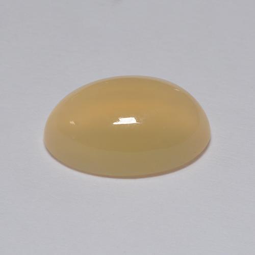 Piedra de luna marrón natural de 4,30 ct, corte óvalo, transparente