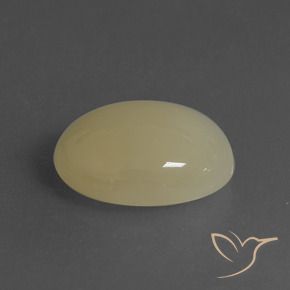 Piedra de Luna Marrón claro natural de 5.43 ct, Ovalada, Translúcido
