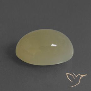 Piedra de Luna Marrón pálido natural de 6.58 ct, Ovalada, Translúcido