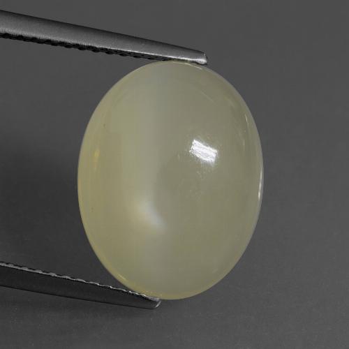 Piedra de luna marrón natural de 6,67 ct, corte óvalo, translúcido