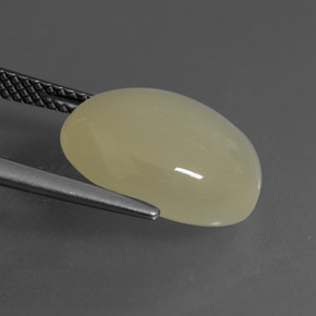 Piedra de luna marrón natural de 6,67 ct, corte óvalo, translúcido